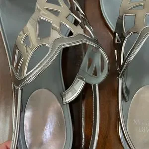 Stuart Weitzman | Shoes | Stuart Weitzman Graphite Jelly  STUART WEITZMAN Gelfisher Laser-Cut Jelly Sandals In Graphite Size 8 main image 0